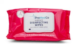 Promedco Disinfectant Wipes Pillow Pack