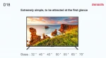 D18 DLED TV, 32