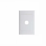 1 port single gang Australia Clipsal type RJ45 network Faceplate ROHS compliant