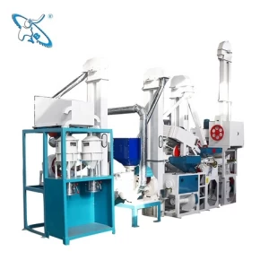 1 ton per hour combined Rice/Millet Mill Machine combined clean and destone machine