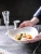 Import 10-inch creative irregular  Ceramic white soup bowl ceramic bowl irregular white noodle bowl from China