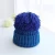 Import 100% acrylic thick knit big pom beanie from China