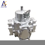 100% safe Tatsuno type fuel metering heavy fuel flow meter with solenoid valve used in various fuel dispensers