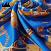 100% silk twill scarf double sides custom design silk scarf