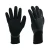 Import 100% Waterproof Black Nitrile Gloves Work Safety Double rubber coated Fully latex dip Winter Fleece lined Outdoor Custom logo from China