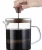Import 1000ml private label french press coffee maker / glass large black french press from China