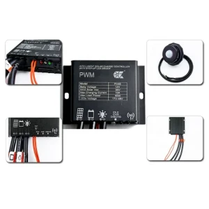 10a 12v Battery Charge Controller Solar Street Light PWM Solar Panel Discharge Street Lamp Controller with IR Sensor