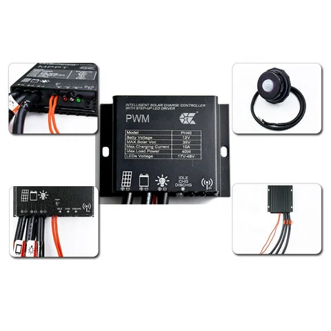 Buy 10a 12v Battery Charge Controller Solar Street Light Pwm Solar ...