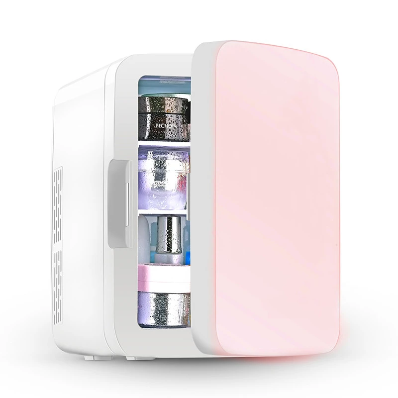10L 110v AC 12v DC custom home cosmetic make up car mini electric fridge small refrigerator
