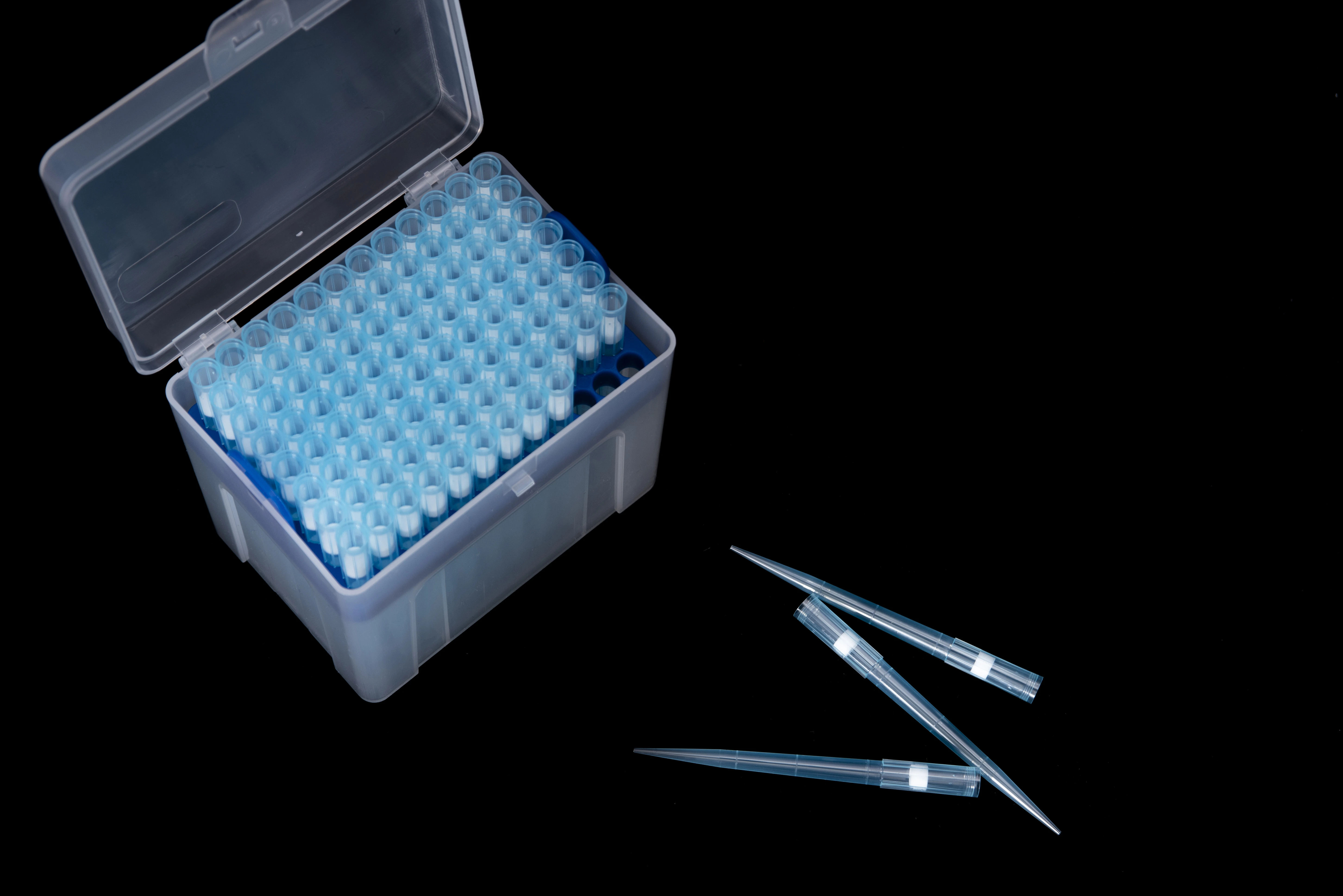 10ul Disposable lab pipette tips with filter