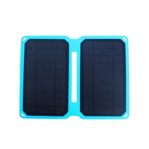 10w portable solar camping hunting fishing power charging solar panel charger for cellphone camera