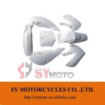 110 plastic kit,white body parts,pitbike parts