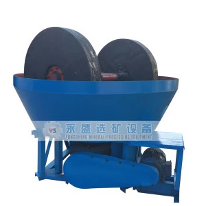 1200A China Wet Pan Grinding Mill for Gold, Placer Gold Grinding Machine, Ore Grinding Mill Machine for Gols