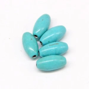 12MM Seed shaped Turquoise Natural Stone Beads Strands