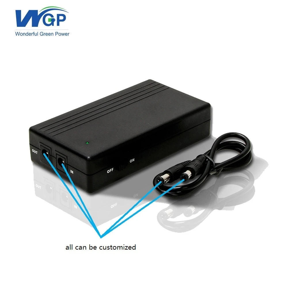 12V 2A 22.2wh mini ups uninterrupted power supply backup battery power system for camera and router ups