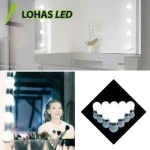 12V 6000K White Dimmable LED Mirror Lamps
