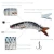 Import 13.3cm 20.3g 5 Inches Artificial Fishing Lure Minnow Pesca jointed swimbait jointed fishing lures segment lure for fishing from China