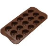 15 Holes 3D Love Heart Dessert Mold Silicone Mousse Cake Pastry Baking Pan