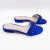 Import 1551-79 Fancy Women Shoes Rhinestone Flat Slippers Sexy Slides  Summer Womens Flat Shoes from China