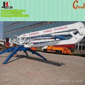 15m mobile spider concrete placing boom concrete spreader for sale