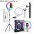 Import 16 colors change photograph live smd rgb ring lighting 10inch/26cm makeup led ring light rgb from China