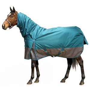 1680D Heavy Weight Rain Resistant Cotton Horse Rug With Detachable Neck