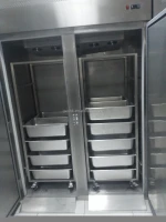 -18degree centigrade double door freezer refrigerator with 32 GN pan for kitchen equipment