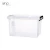 18L Hot Sale household and Office Use Clear Plastic Storage Box with Lid Food Gift Packing Box