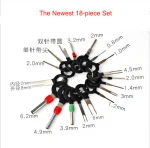 18pcs /14pcs /11pcs/8pcs Car Auto Terminal Removal Key Tool Set  Electrical Wiring Crimp Connector Repair Hand Removal Tool