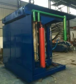1ton induction copper ingot scrap and billets melting/refining furnace