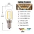 Import 1W T20 LED Fridge Light Bulb E14 LED Energy Saving SES LED Pygmy Bulb Small Appliance Lamp 360 Degree Home Lighting Warm Color from China