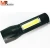 Import 2 way LED COB Flashlight Torches Camping USB Rechargeable Lighting Portable Flash light Lamp 4 Modes Zoom Mini Work Light from China