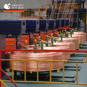 2000-15000 tons  upward  copper brass rod  continuous casting machine from copper cathod  scrap