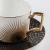 Import 200Ml White Porcelain Coffee Cup And Saucer With Gold Handle Bone China England Luxury Tea Cup Sets from China