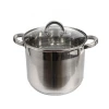 201 Stainless Steel Soup Pot Set 3 Pieces Sets Stockpot Fry Pan Large Commercial Cooking Pots With Lid