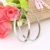 Import 2017 Fashion Stainless Steel Envieonmental Gold Plating Hoop Earrings For Women from China