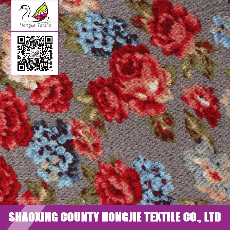 2017 New Good Quality Elegant print terry cloth fabric