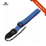 2018 Factory Personality Custom Canvas Printing Musical Instruments Accessories Adjustable Nylon Guitar Strap with Leather Ends