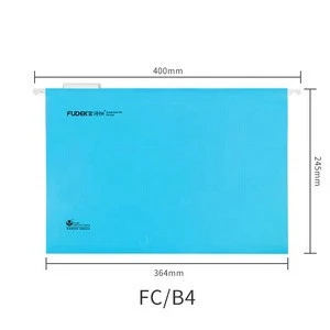 2018 Fudek office stationery paper plastic hanging file folder manufacturer