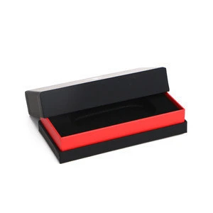 2018 Handmade custom luxury embossing+black hot stamp logo cardboard gift box with insert