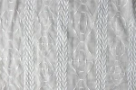 2018 leaves embroidery lace fabric tulle lace fabric for wedding dresses
