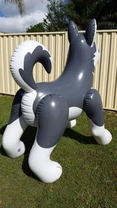 2018 new advertising inflatable husky, inflatable pvc husky, giant inflatable husky
