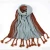 Import 2018  Winter Contrast Two Tone Acrylic Thick Warm Knitted Scarf from China