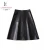 Import 2018 Winter Short mini pleated Genuine Leather Fashion Skirt from China