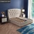 Import 2019 fabric upholster wood latest double bed designs from China