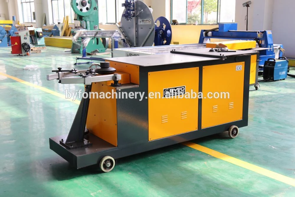 2019 hot selling metal plate/aluminum sheet elbow duct making machine price from Nanjing BYFO