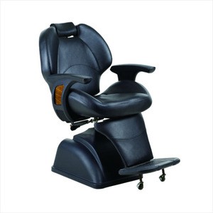 2020 Custom Reclining Salon Furniture Black Barber Chairs For Hairdressing Women and Men