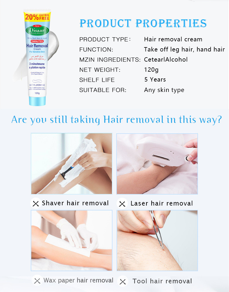 Buy 2020 Oem Gentle Armpit Hands Face Body Legs Hair Removal Depilatory ...