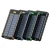 Import 2020 outdoor solar waterproof anti-drop and dustproof 5w qi 10000mah mobile wireless power bank with LED torch and compass from China