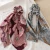 Import 2020 Summer Hair Scarf Fashion Bow knot Ponytail Holder Hair Scrunchies For Women Big Flower Headbands Elastic Hair Accessories from China